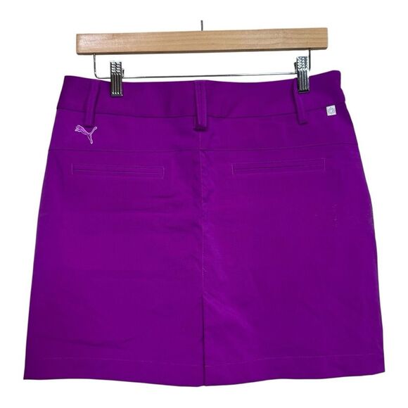 PUMA Golf Tech Skort Skirt‎ Purple Tennis Pickleball Active Wear Women's 8 - Picture 2 of 7